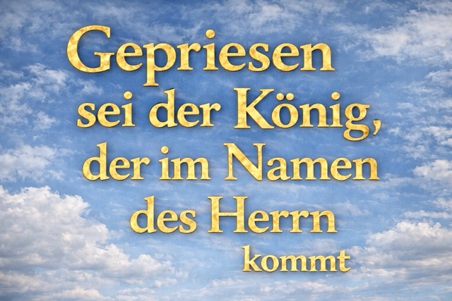 Bild: Einzug_GepriesenSeiDerDa_01 (Quelle: pixabay.com)